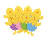 PAGUON 8 Pcs Chick Cutlery Holders Felt Silverware Pockets Easter Table Decorations Festive Dining Supplies