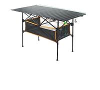 PAGUON OTHZON Folding Dining Table Aluminium Alloy Camping Travel Hiking Table BBQ Picnic Party Desk Garden Folding Tables Desk Outdoor Folding Table (Color : L 120x65x68cm)