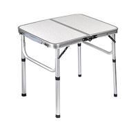 PAGUON OTHZON Folding Dining Table Ultra Light Folding Desk Aluminium Alloy Foldable Portable Table Outdoor Furniture Picnic Camping Equipment Computer Bed Tables, Silver