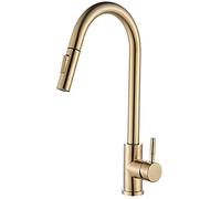 PAGUON Sink Faucets, Water-Taps,Kitchen Hot and Cold Water Tapskitchen Faucet 2 Function Single Handle Pull Out Mixer Hot and Cold Water Taps Deck Mounted/2 (Color : 2)