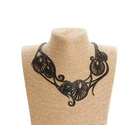 Paguro Leaf Art Nouveau Inner Tube Necklace