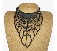 Paguro Queen Mab Geometric Statement Choker - Black - Black