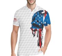 PAGYMO Golf Shirts for Men Hawaiian Crazy Funny Tropical Print Mens Golf Polo Shirts, Aop-polo-16226, XL