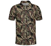 PAGYMO Golf Shirts for Men Funny Golf Polos for Men Tropical Polo Hawaiian Golf Polo Shirts, Aop-polo-100656, XXL