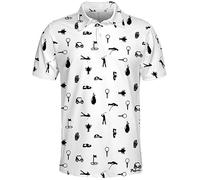 PAGYMO Golf Shirts for Men Funny Golf Shirts for Men Hawaiian Polo Shirts for Men Golf Gift, Aop-polo-37192, XXXXL