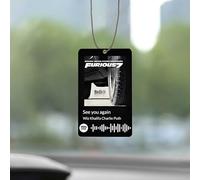 Pahdecor Car Hanging Picture Pendant, Personalized Spotify Music, Album Cover Song Art Player, Customizable Special Moments Photo, Car Air Freshener Decor, Unique Gifts For Lovers, Friends