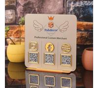 Pahdecor Multi Social Media Sign Personalized QR Code Business Signs Custom Scan to Pay Payment Plaque Instagram Facebook Zelle Venmo Cashapp Logo Sign for Beauty Salon Shop Store Decor