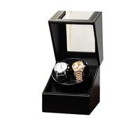 PAHION Dual Automatic Watch Winder with 2 Watches Storage Deluxe Watch Storage Box with 3 Rotation Modes Silent Motor for Men's and Women's Watches