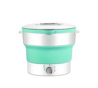 PAHION Folding Electric Cooker 1.2L Stainless Steel Multi-Function Hot Pot Collapsible Cookware for Ramen, Egg, Pasta, Dumpling, Soup, Porridge 220V