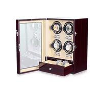 PAHION Watch Winder Automatic Watches Storage Display Box with Flexible Plush Pillow Quiet Japanese Motor 5 Rotation Mode Setting Fit Lady and Man Watches