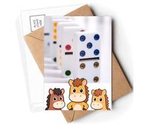 Pai Gow Donoes Dice Gambling Postcards Envelopes Cards Mailing Year Horse