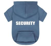 Paiaite Stone Blue Chihuahua Dog Hoodie: Warm and Stylish with a 'Security' Printed Sweatshirt, Cold Weather Pet Clothes, and Sweater Coat All in One - Perfect for Winter and Cool Summer Nights! 4XL