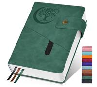 PAIBAS A4 Leather Journal Notebook, 365 Pages Thick Hardcover Lined Journal for Men & Women, Large 8.5" x 11" College Ruled Notebooks for Work, School, Travel, Business, Note Taking, Writing Diary