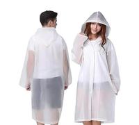Paicreate 2Pcs Rain Ponchos Sports, EVA Reusable Rain Ponchos with Hood for Men and Women