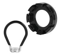 Paicreate Bicycle Spoke Wrench Tool, 2 Pcs 6-in-1 Bike Wheel Spoke Key & Correction Tool, Durable Spoke Spanner for 10-15 Gauge, Perfect for Adjusting Bicycle Wheel Tension