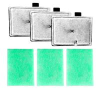 Paicreate CF1 Filter Service Pack 3 Month Fish Tank Filter Cartridges Compatible with Interpet CF1 Multi-Layer Filtration for Aquarium Health 3+3 Replacement Set