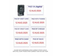 PAID DATE STAMP TRODAT 4750 SELF INKING DATER RUBBER ACCOUNTS OFFICE POST SCHOOL