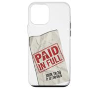 Paid In Full John 19:30 Christian - Receipt Stamp Cross Case for iPhone 12 mini