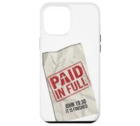 Paid In Full John 19:30 Christian - Receipt Stamp Cross Case for iPhone 12 Pro Max
