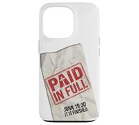 Paid In Full John 19:30 Christian - Receipt Stamp Cross Case for iPhone 13 Pro