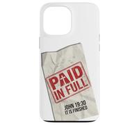 Paid In Full John 19:30 Christian - Receipt Stamp Cross Case for iPhone 13 Pro Max