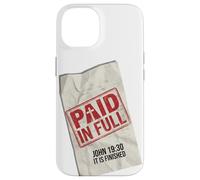 Paid In Full John 19:30 Christian - Receipt Stamp Cross Case for iPhone 14