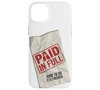 Paid In Full John 19:30 Christian - Receipt Stamp Cross Case for iPhone 14 Plus