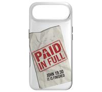 Paid In Full John 19:30 Christian - Receipt Stamp Cross Case for iPhone Air