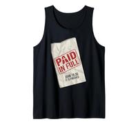 Paid in Full John 19:30 Christian - Receipt Stamp Cross Tank Top