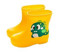PAIDAXING Kids Wellington Rain Boots | 3D Animal Prints | Anti-Slip PVC Construction | Unisex Lightweight Shoes for Rainy Days, School Runs and Family Outings - Easy to Clean and Maintain