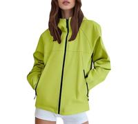 PAIDAXING Ladies' Outdoor Raincoat - Windproof & Rainproof Lightweight Jacket. Long Sleeve Design for Winter or Casual Wear. Suitable for Hiking, Cycling in the UK