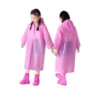 PAIDAXING Rain Coats for Kids UK Portable EVA Waterproof Rain Poncho Boys Girls Clear Rainwear with Hood Reusable Toddler Rain Jacket Cape for Travel Outdoor Climbing Cycling Hiking Camping