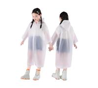 PAIDAXING Rain Coats for Kids UK Portable EVA Waterproof Rain Poncho Boys Girls Clear Rainwear with Hood Reusable Toddler Rain Jacket Cape for Travel Outdoor Climbing Cycling Hiking Camping