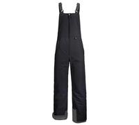 PAIDAXING Waterproof Ski Trousers Mens Womens Quick Drying Zip Up Snow Pants Unisex Straight Leg Overalls Bibs Winter Lightweight Windproof Sports Snowboarding Salopettes Plus Size Black