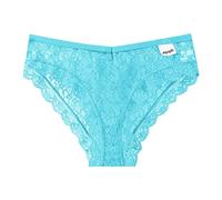PAIDAXING Womens Lace Knickers with Cotton Crotch Sexy Hollow Out Bikini Underwear Breathable Ultra Thin See Through Lingerie Casual Solid Color Lace Panties Light Blue