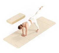 PAIDU Foldable Yoga Mat 10MM Thick SGS Certified TPE 190x66cm Portable | Non-slip, extra thick and long, foldable and portable. Ideal for yoga, Pilates and home gym workouts.