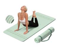 PAIDU Large Yoga Mat-72’x36’x0.4’ Extra Width & Thick,Comfortable,Non-Slip Exercise Mat-Works Great on All Floor for Stretching,Yoga Studio,Gym or Home Workouts (Green)