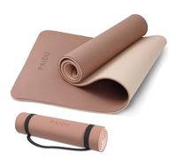 PAIDU Non-Slip Anti-Tear Extra Thick POE Yoga Mat - 183x61x10cm, All Ages, Carry Strap - Yoga, Pilates & Fitness