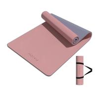 PAIDU Yoga Mat 8mm Super Thick TPE Fitness Exercise Mat, Non-Slip, Odorless and Tear Resistant, Unisex, With Strap, Suitable for Yoga, Pilates, Meditation, Home Floor Exercise