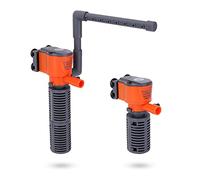 PAIDUOJI MIni 3-in-1 Aquarium Power Filter, Oxygen filter pumpbuilt-in submersible Fish Tank Filter Pump Water Circulation System (XL-777duble+Two sponges)