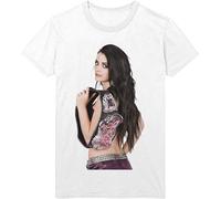 Paige English Diva Print Wrestling White Mens T Shirt White XL Size M