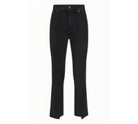 PAIGE Hoxton Slim Crop Twisted Seam Nightfall Noir size W24 | Slim Jeans Outlet | Women | Black W24