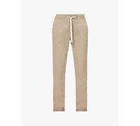 Paige Mens Paige Fraser Drawstring-Waistband X-Leg Slim-Fit Stretch-Woven Trousers Vint Coastal Beige 40