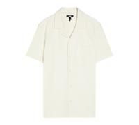 Paige Oliver Ribbed Cotton-blend Shirt - Ecru - S