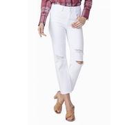 PAIGE Sarah Straight Ankle White Hot Destructed size W25 | Straight Jeans Outlet | Women | White W25