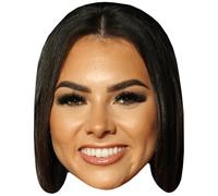 Paige Thorne (Smile) Celebrity Mask, Flat Card Face, Fancy Dress Mask