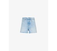 Paige Womens Genesis Distressed Dani High-rise Denim-blend Shorts 26