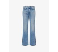 Paige Womens Paige Stevie 31' Studded Straight-Leg Stretch-Denim Jeans Shallows Embellished 28