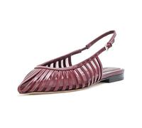 PAIGE Women's Tera Flat Sandal, Oxblood, 7.5 UK