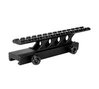 Paike Riser Mount, High Profile Scope Mount Base Riser Picatinny Rail 20mm Aluminum with 13 Picatinny Rail Slots